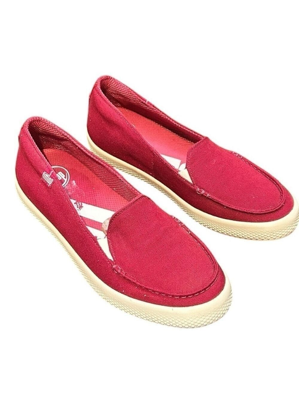 Biomimetix Fitflop Sunny Loafers Rio Pink Canvas Size 8 New Store Sample